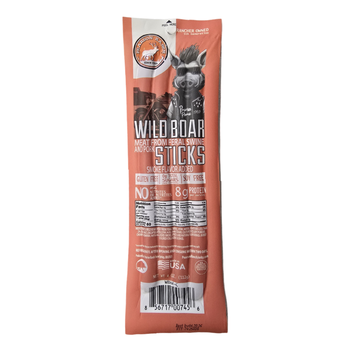 Wholesale Wild Boar Snack Sticks 4oz - (order in EACH quantities)