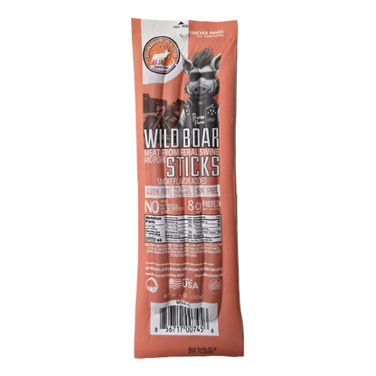 Wholesale Wild Boar Snack Sticks 4oz - (order in EACH quantities)
