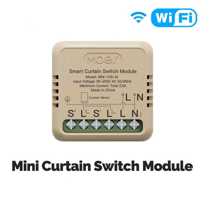 WiFi Smart Curtain Switch Module Mini Design App Remote Control
