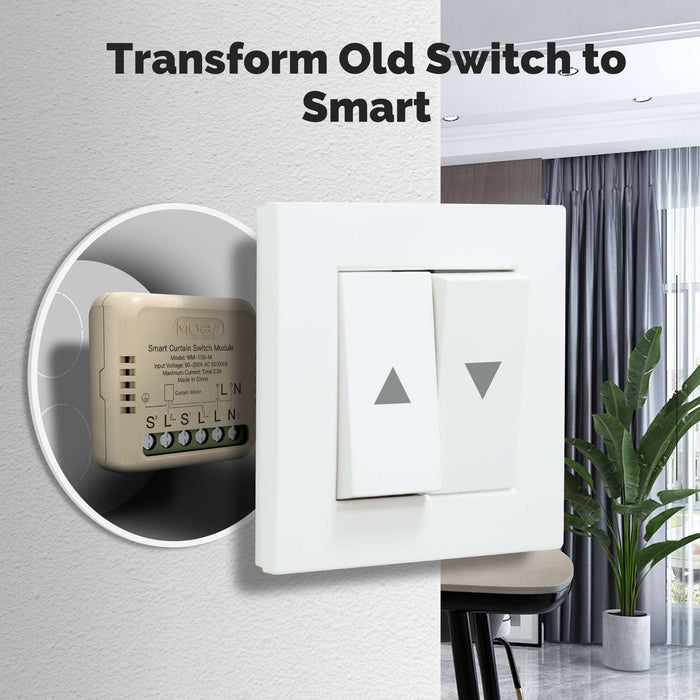 WiFi Smart Curtain Switch Module Mini Design App Remote Control