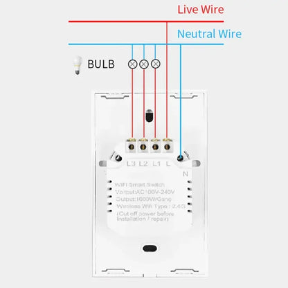 A diagram of the two - way switch