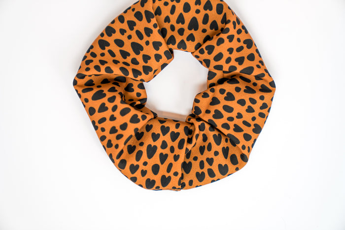 Wild Hearts - Crepe De Chine Scrunchie