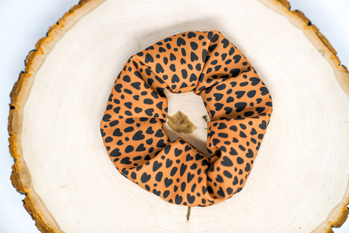 Wild Hearts - Crepe De Chine Scrunchie