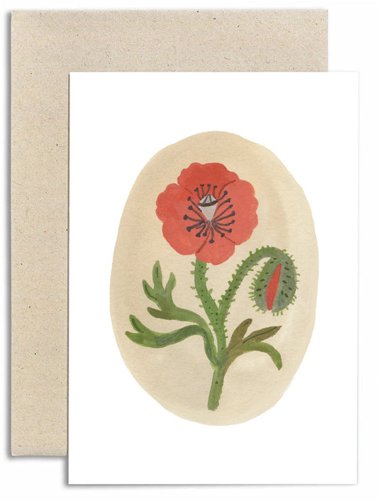 Wild Poppy II Card