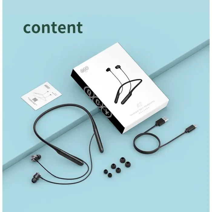 A close up of a box with earphones and a cable