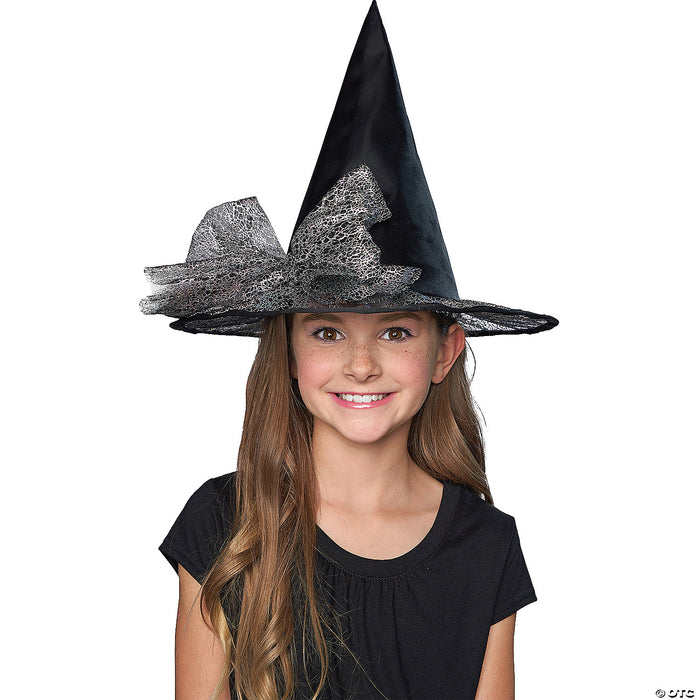 Witch Hat w/Tulle Bow