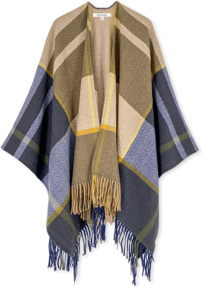 G Khaki and Blue Plaid