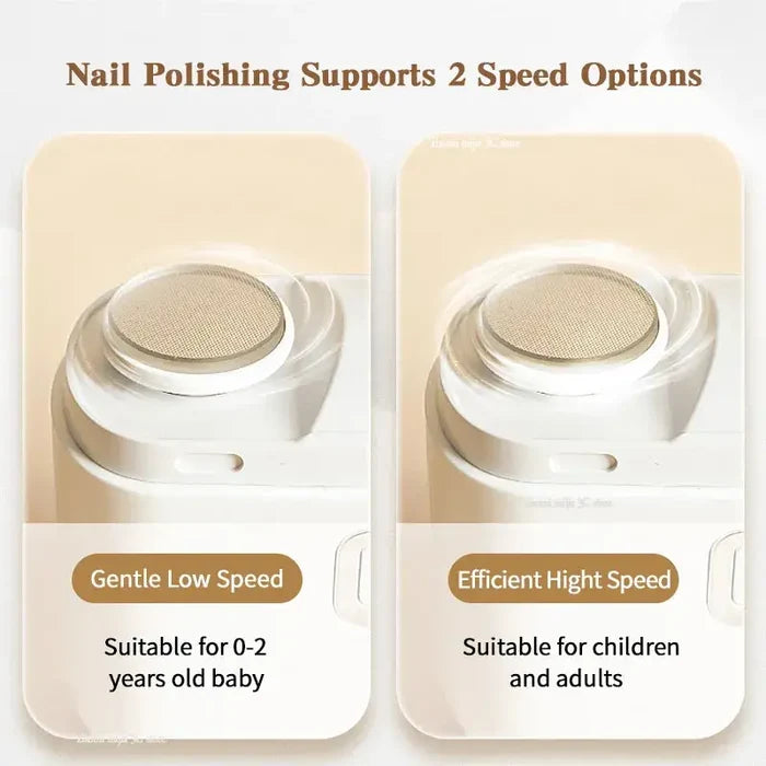 Nail dryer with 2 different types of polish