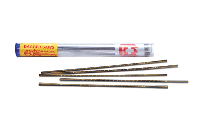Yellow Dagger Brand, Swiss Jewelers Sawblades, Size 3/0, Item No. 49.605
