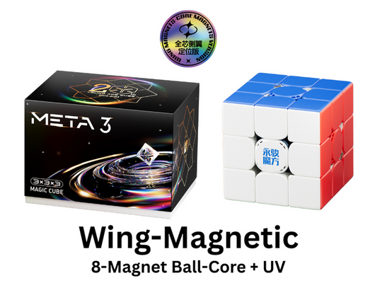 YJ Meta3 3x3 (Wing-Magnetic + 8-Magnet Ball-Core + UV)