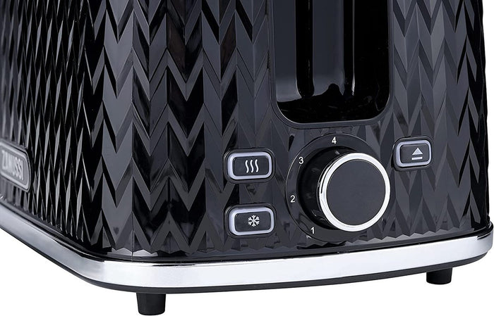 ZANUSSI TOASTER 2 SLICE ZST-6550-BK BLACK