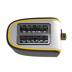 ZANUSSI TOASTER 2 SLICE ZST-6579 YELLOW