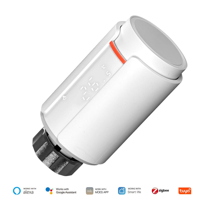 ZigBee Smart Thermostatic Radiator Valve TRV Programmable App Remote Temperature Controller