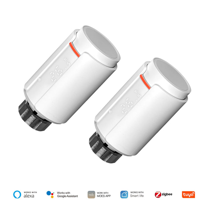 ZigBee Smart Thermostatic Radiator Valve TRV Programmable App Remote Temperature Controller