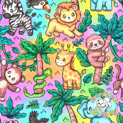 Zoo Animals (February Monthly Mystery) - Bandana